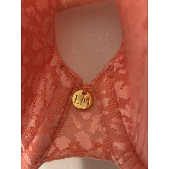 Le Mystere Coral Safari Plunge Full Busted Underwire Bra Style 9978  32 DD/E NWT - Picture 4 of 7